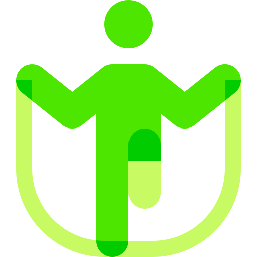 person jumping rope