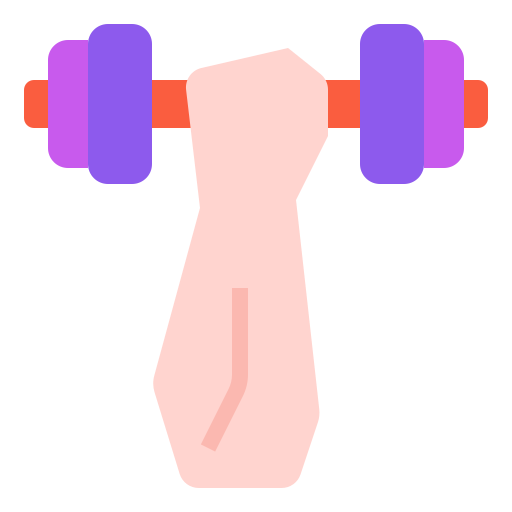 hands gripping barbell